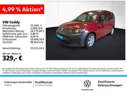 Rot Gebraucht 2024 VW Caddy Basis Van / Kleinbus | 31.460 € (Fairer Preis)