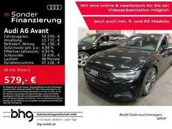 Mythosschwarz metallic Gebraucht 2023 Audi A6 Sport Kombi | 54.930 € (Teuer)