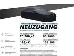Schwarz Gebraucht 2009 Mercedes S350 Limousine | 23.900 €
