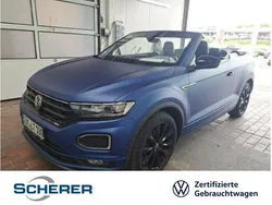 Blau Gebraucht 2021 VW T-Roc Cabriolet R-line Edition Cabrio | 26.290 € (Guter Preis)