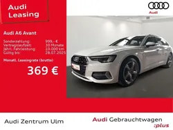 Gletscherweiß metallic Gebraucht 2024 Audi A6 Advanced Plus Kombi | 49.920 €