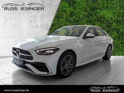 Weiß Gebraucht 2022 Mercedes C300e AMG line Limousine | 44.980 € (Teuer)