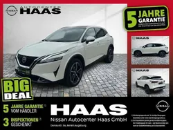 Brilliant white (m) Gebraucht 2021 Nissan Qashqai Tekna SUV | 25.790 € (Fairer Preis)