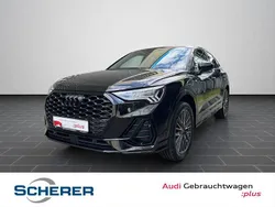 Mythosschwarz metallic (metallic) Gebraucht 2022 Audi Q3 Sportback Advanced SUV | 37.450 € (Teuer)