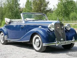 Blau Gebraucht 1950 Mercedes 170 Cabrio | 67.000 €