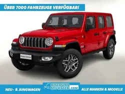 Firecracker red Neu 2025 Jeep Wrangler Sahara SUV | 54.310 € (Superpreis)