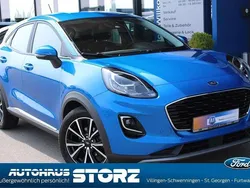 Blau Gebraucht 2021 Ford Puma Titanium SUV | 16.990 € (Guter Preis)