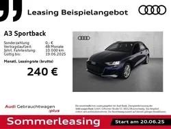 Blau Neu 2024 Audi A3 Sportback Sport Limousine | 31.888 € (Superpreis)
