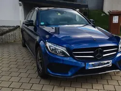Blau Gebraucht 2017 Mercedes C220 AMG line Limousine | 16.400 € (Fairer Preis)