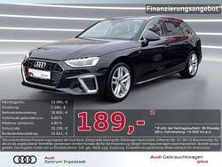 Mythosschwarz metallic Gebraucht 2024 Audi A4 S-Line Kombi | 33.980 € (Guter Preis)
