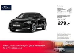 Mythosschwarz metallic Gebraucht 2024 Audi A3 Advanced Plus Limousine | 32.880 € (Fairer Preis)