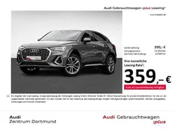 Chronosgrau metallic Gebraucht 2024 Audi Q3 Sportback S-Line SUV | 48.411 € (Fairer Preis)