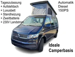Starlight blue metallic Neu 2024 VW T6.1 Comfortline Van | 54.900 € (Teuer)