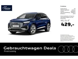 Navarrablau metallic Gebraucht 2024 Audi Q4 e-tron S-Line SUV | 45.980 € (Superpreis)