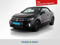 Deep black perleffekt schwarz Gebraucht 2024 VW T-Roc Cabriolet R-line Cabrio | 33.440 € (Guter Preis)
