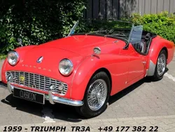 Signal red Gebraucht 1959 Triumph TR3 Cabrio | 29.950 €