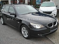 Schwarz metallic Gebraucht 2009 BMW 520 Sport Line Kombi | 17.850 €