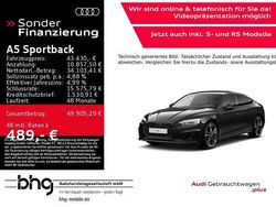 Schwarz Gebraucht 2023 Audi A5 Sportback S-Line Kleinwagen | 43.430 € (Etwas zu teuer)