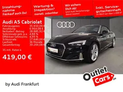Mythosschwarz metallic Gebraucht 2020 Audi A5 Cabriolet Ambiente Cabrio | 35.850 € (Guter Preis)