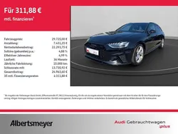 Mythosschwarz metallic Gebraucht 2021 Audi A4 Ambiente Kombi | 29.725 € (Etwas zu teuer)