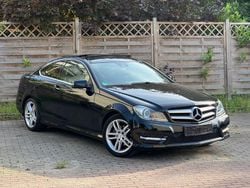 Schwarz Gebraucht 2013 Mercedes C180 AMG line Coupé | 13.000 € (Fairer Preis)