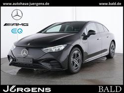 Schwarz obsidianschwarz metallic Gebraucht 2024 Mercedes EQE300 AMG Limousine | 46.880 € (Superpreis)