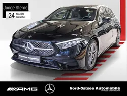 Unilack nachtschwarz Gebraucht 2024 Mercedes A200 AMG Limousine | 30.290 € (Guter Preis)