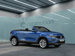 Blau Gebraucht 2021 VW T-Roc Cabriolet Style Cabrio | 24.490 € (Fairer Preis)