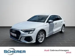 Weiß Gebraucht 2021 Audi A3 Sportback e-tron S-Line Limousine | 32.900 € (Teuer)
