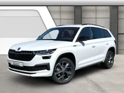Moon white Neu 2024 Skoda Kodiaq SportLine SUV | 53.990 € (Etwas zu teuer)