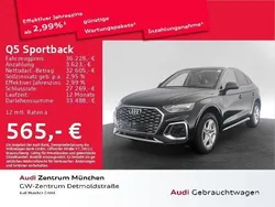 Mythosschwarz metallic Gebraucht 2021 Audi Q5 Sportback S-Line SUV | 38.878 € (Superpreis)