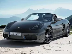 Tiefschwarzmetallic Gebraucht 2023 Porsche 718 Boxster T | 75.300 €