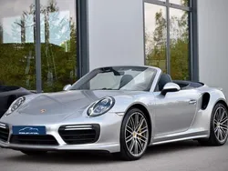 Silber Gebraucht 2017 Porsche 911 Turbo Cabriolet Cabrio | 128.850 € (Fairer Preis)