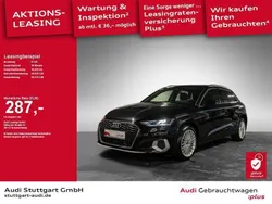Mythosschwarz metallic Gebraucht 2023 Audi A3 Sportback e-tron Advanced Plus Limousine | 28.920 € (Etwas zu teuer)