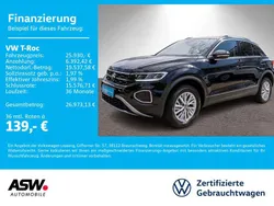 Deep black perleffekt Gebraucht 2025 VW T-Roc Life SUV | 25.930 € (Fairer Preis)