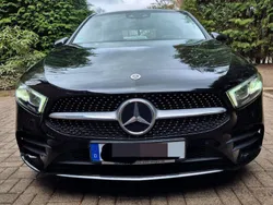 Schwarz Gebraucht 2021 Mercedes A180 AMG line Limousine | 26.750 € (Fairer Preis)