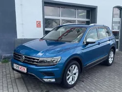 Caribbean blue metallic Gebraucht 2016 VW Tiguan Highline SUV | 21.970 € (Guter Preis)