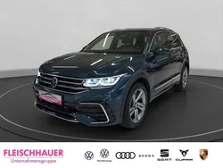 Blau Gebraucht 2021 VW Tiguan R-line SUV | 33.980 € (Fairer Preis)