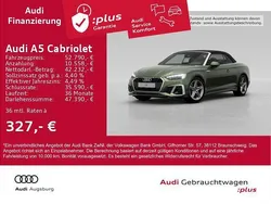 Distriktgrün metallic/verdeck Gebraucht 2024 Audi A5 Cabriolet Sport Cabrio | 52.790 € (Guter Preis)