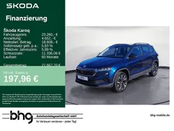 Lavablau metallic Gebraucht 2022 Skoda Karoq Style SUV | 23.260 € (Fairer Preis)