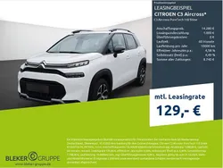 Lack weiss banquise/typ aussenverkleidung spiegel flach standard Gebraucht 2023 Citroën C3 Aircross PureTech SUV | 14.280 € (Guter Preis)