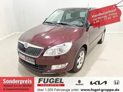 Rosso brunellorot metallic Gebraucht 2012 Skoda Fabia Family Limousine | 3.499 € (Superpreis)