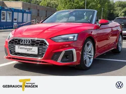 Rot Gebraucht 2021 Audi A5 Cabriolet S-Line Cabrio | 34.970 € (Guter Preis)