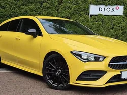 Gelb Gebraucht 2019 Mercedes CLA220 Shooting Brake AMG line Kombi | 24.950 € (Fairer Preis)