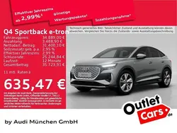Taifungrau metallic Gebraucht 2022 Audi Q4 Sportback e-tron Ambiente SUV | 34.889 € (Teuer)