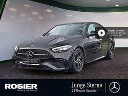 Schwarz / obsidianschwarz Gebraucht 2024 Mercedes C200 AMG Limousine | 42.890 € (Teuer)