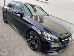 Ung. schwarz unilack Gebraucht 2021 Mercedes C200 AMG line Limousine | 28.700 € (Etwas zu teuer)
