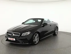 Schwarz Gebraucht 2018 Mercedes E220 AMG line Cabrio | 39.990 € (Fairer Preis)