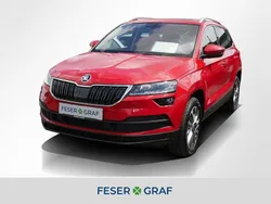 Velvet rot metallic Gebraucht 2021 Skoda Karoq Ambition SUV | 26.950 € (Fairer Preis)