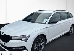 Weiß Gebraucht 2024 Skoda Superb SportLine Kombi | 39.990 € (Fairer Preis)